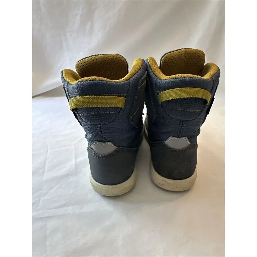 Lowa Kids Hiking‎ Boots Gray Size 12.5 K Boy Girl Fuzzy Inside